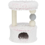 Harvey scratching post, 73 cm, white-pink