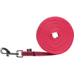 Tracking leash, 5 m/15 mm, pink