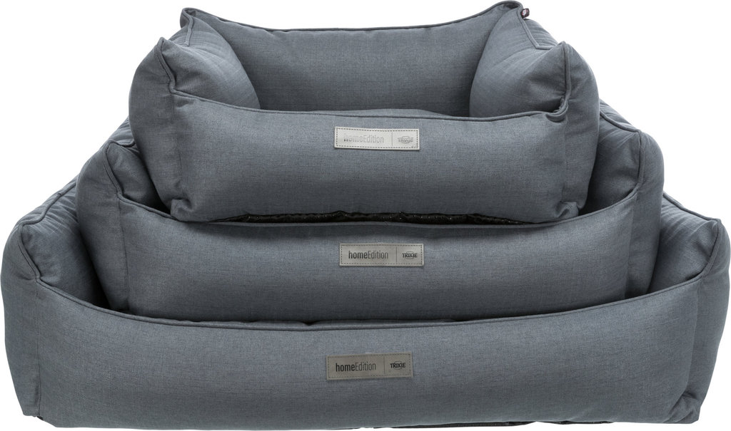 Cama Farello, cuadrado, 80 × 60 cm, Gris