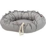 Felia bed/cushion, round, ø 60 cm, taupe
