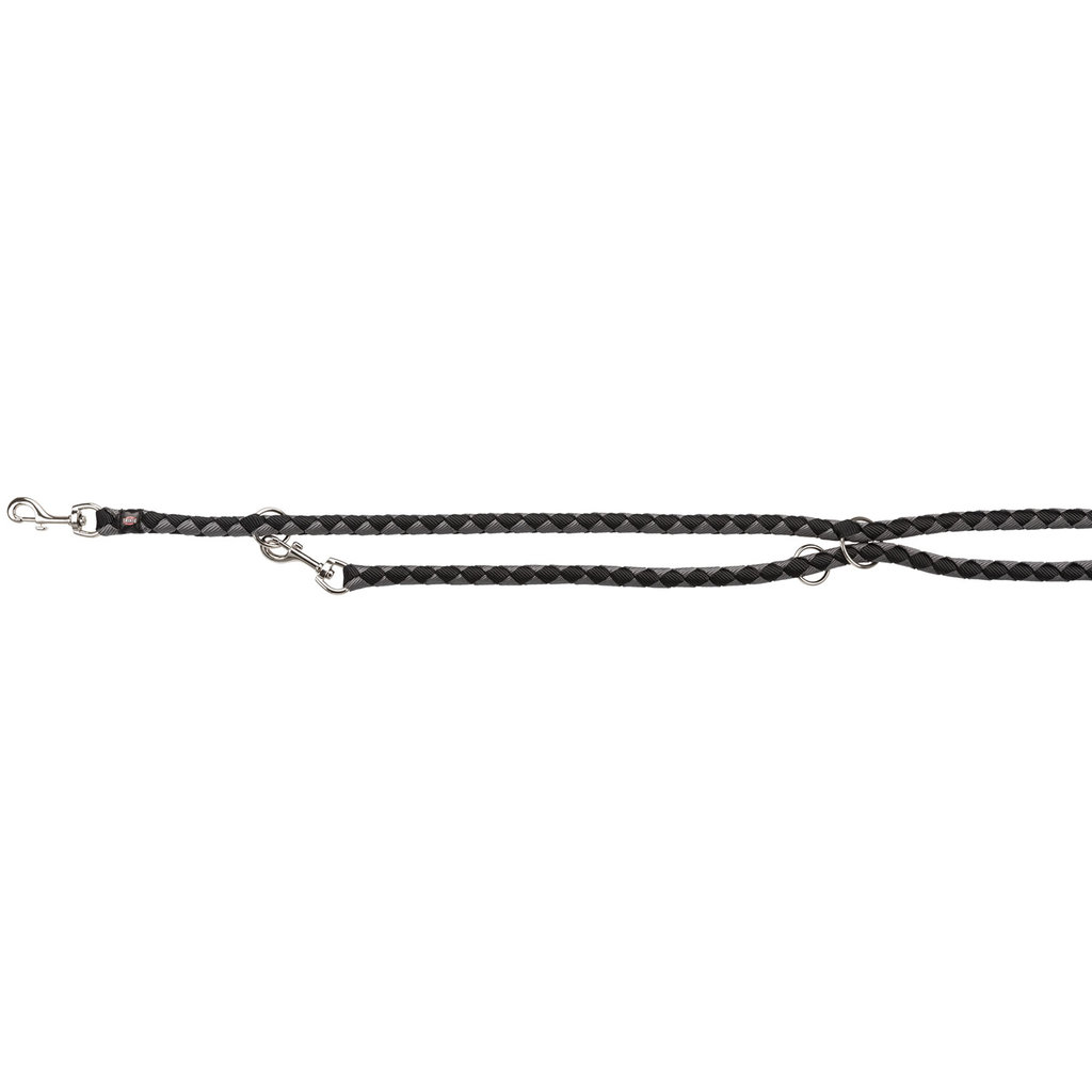 Cavo adjustable leash, S–M: 2.00 m/ø 12 mm, black