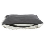 Elise cave, felt, with cushion, 63 × 44 × 30 cm, anthracite