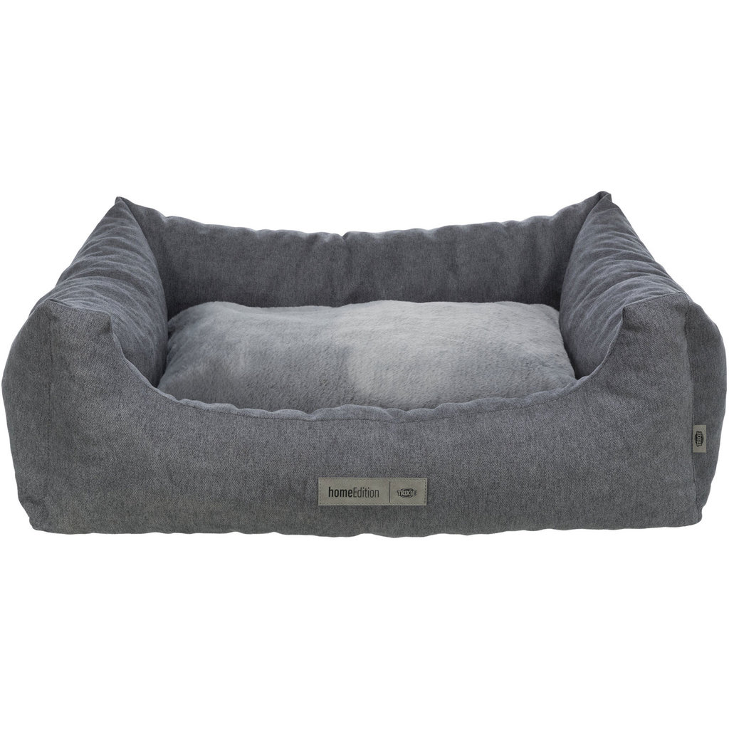 Cama Liano, cuadrada, 120 × 90 cm, Gris