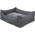 Cama Liano, cuadrada, 120 × 90 cm, Gris