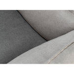 Cama Leni, cuadrada, 100 × 70 cm, Arena-Gris