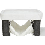 Poste Rascador XXL Lionello, 183 cm, Crema-Gris