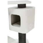 Poste Rascador XXL Lionello, 183 cm, Crema-Gris