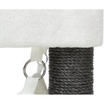 Poste Rascador XXL Lionello, 183 cm, Crema-Gris