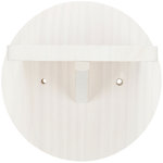 Peldaño de escalada para sujeción a la pared, madera de pino, ø 19 × 22 cm, Blanco
