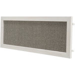 Scratching board with wooden frame, 28 × 78 cm, grey/white