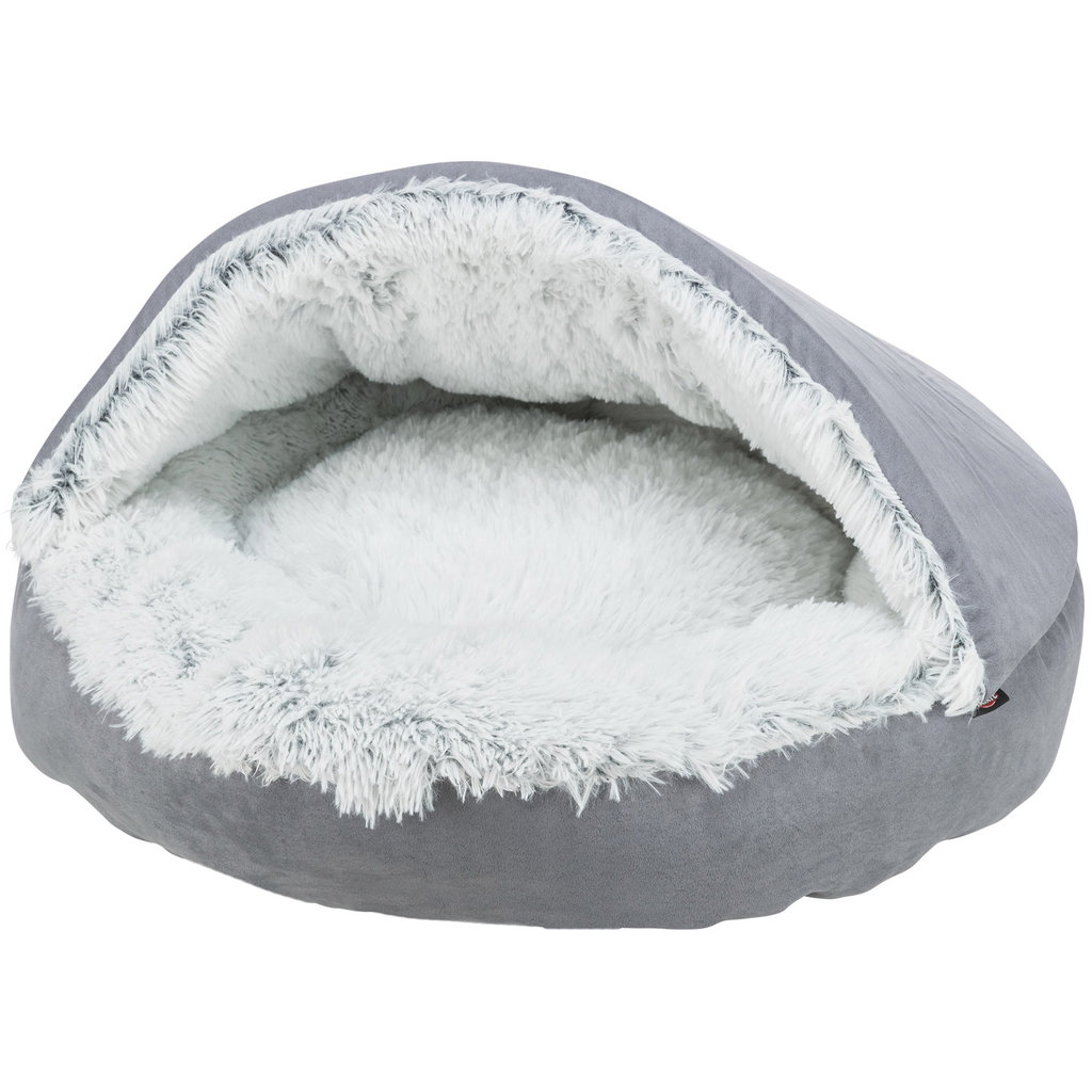 Harvey cuddly cave, round, ø 70 cm, grey/white-black