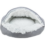 Cueva Cama Harvey, gris/blanco-negro,  ø 70 cm