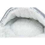 Harvey cuddly cave, round, ø 70 cm, grey/white-black