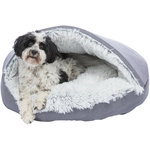 Harvey cuddly cave, round, ø 70 cm, grey/white-black