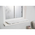 Harvey lying mat for windowsills, 90 × 28 cm, white-black