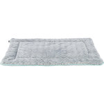 Junior lying mat, square, 70 × 50 cm, light grey/mint