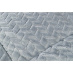 Junior lying mat, square, 70 × 50 cm, light grey/mint