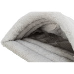 Saco de peluche Estelle, 34 × 20 × 45 cm, baya/gris