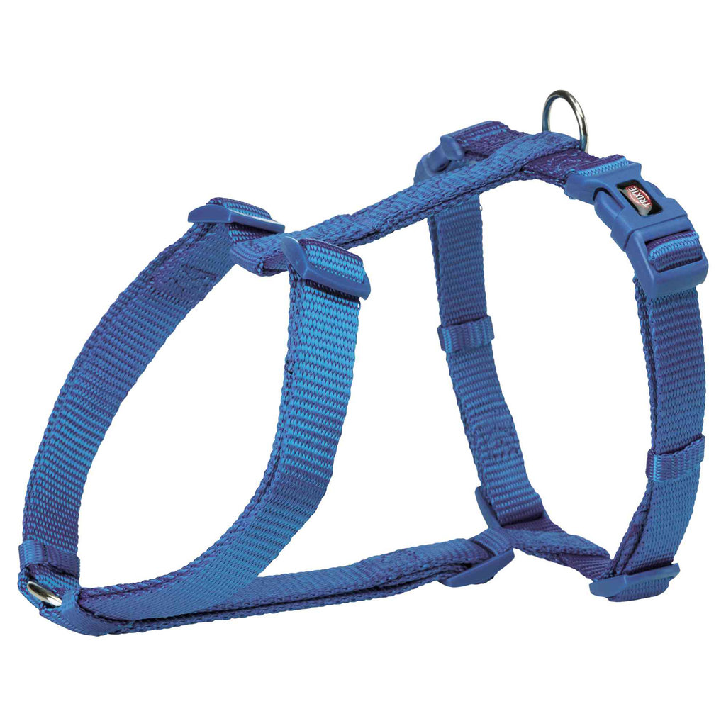 Arnés Nylon Premium, M-L, 50-75 cm/25 mm, Azul