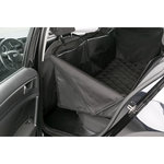 Funda Protectora Asientos Coche con partes laterales, divisible , Negro, 1,55 × 1,30 m
