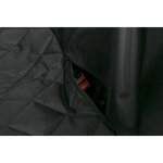 Funda Protectora Asientos Coche con partes laterales, divisible , Negro, 1,55 × 1,30 m