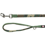 Premium Correa con Acolchado de Neopreno , XS, Camuflaje/Verde selva, 1,20 m/10 mm