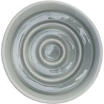 Slow Feeding bowl, ceramic, 0.9 l/ø 17 cm, grey/blue