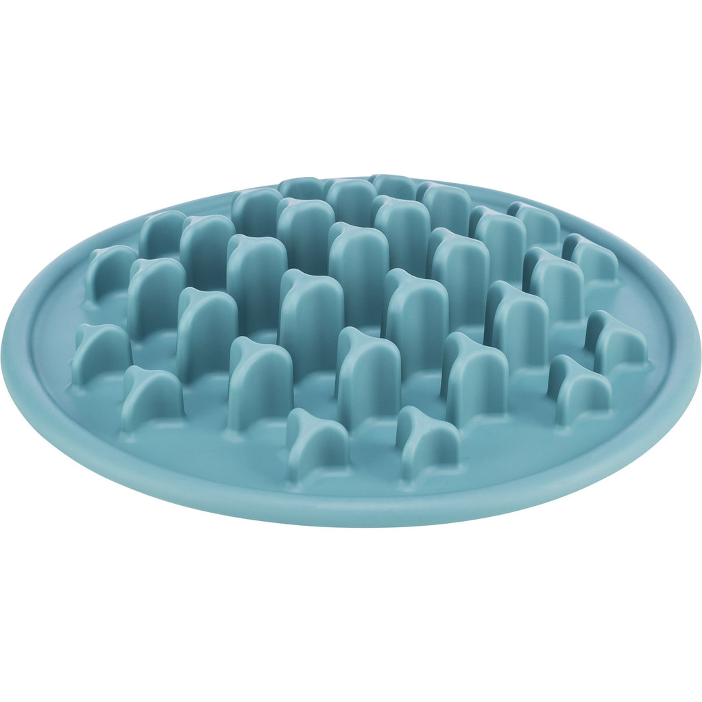 Pillars Slow Feeding mat, TPE, ø 35 cm, blue