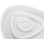 Slow Feeding Comedero, plástico, Gris, 0,35l/15 × 15 cm