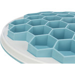 Hive Slow Feeding plate, plastic/TRP/TPE, ø 30 cm, grey/blue