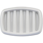 Slow Feeding Comedero, plástico, Gris, 0,25l/21 × 14 cm