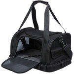 Fly airline carrier, 28 × 25 × 45 cm, black