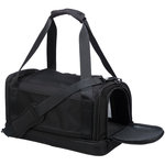 Fly airline carrier, 28 × 25 × 45 cm, black