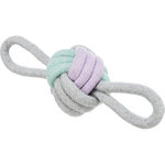 Junior Knot ball with 2 hand loops, rope, ø 9/25 cm