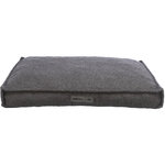 Be Eco Coline cushion, square, 120 × 80 cm, dark grey