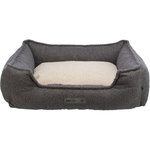 Be Eco Cama Coline, Gris oscuro/Beige, 80 × 65 cm