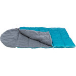 Saco de dormir, Azul petróleo/Gris, 70 × 95 cm