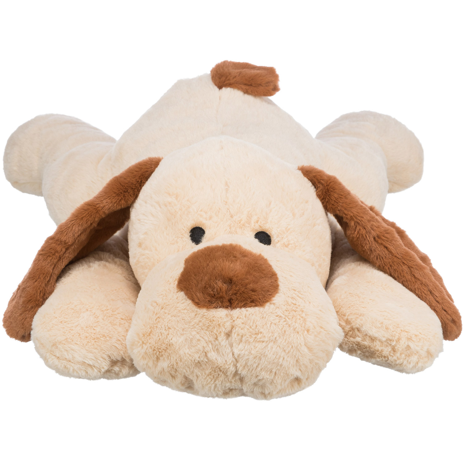 Benny cuddle dog, plush, 75 cm, beige/brown - TRIXIE