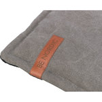 BE NORDIC Föhr lying mat, 100 × 70 cm, dark grey