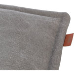 BE NORDIC Föhr lying mat, 100 × 70 cm, dark grey