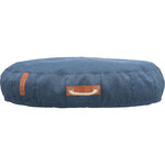 BE NORDIC Föhr cushion, oval, 100 × 70 cm, blue