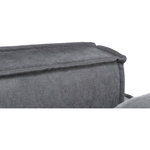 Liano sofa, square, 100 × 60 cm, grey