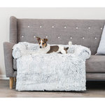 Protector de Muebles Cama para Perros Harvey, Blanco-Negro, 80 × 130 cm