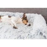 Protector de Muebles Cama para Perros Harvey, Blanco-Negro, 80 × 130 cm