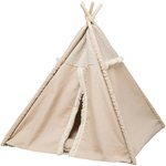 Tipi Boho, Beige, 55 × 65 × 55 cm