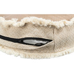 Cojín Boho, Beige, 80 × 65 cm