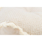 Cojín Boho, Beige, 70 × 70 cm