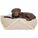 Cojín Boho, Beige, 70 × 70 cm