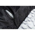 Cama Mila, Blanco-Gris, 100 × 70 cm