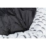 Cama Mila, Blanco-Gris, ø 60 cm